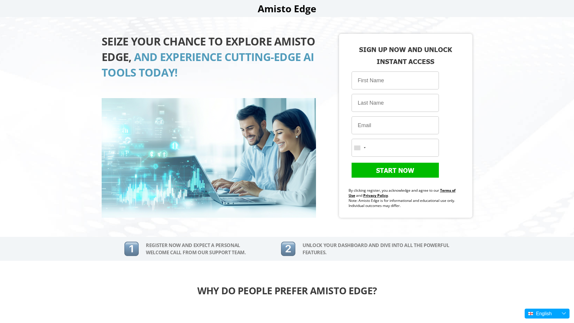 Screenshot of amisto-edge.cc