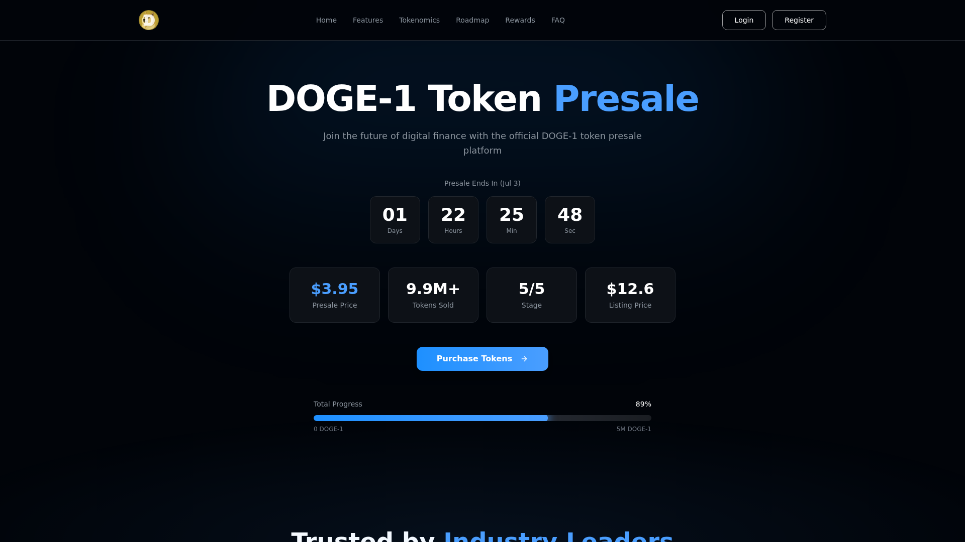 Screenshot of doge-1.us