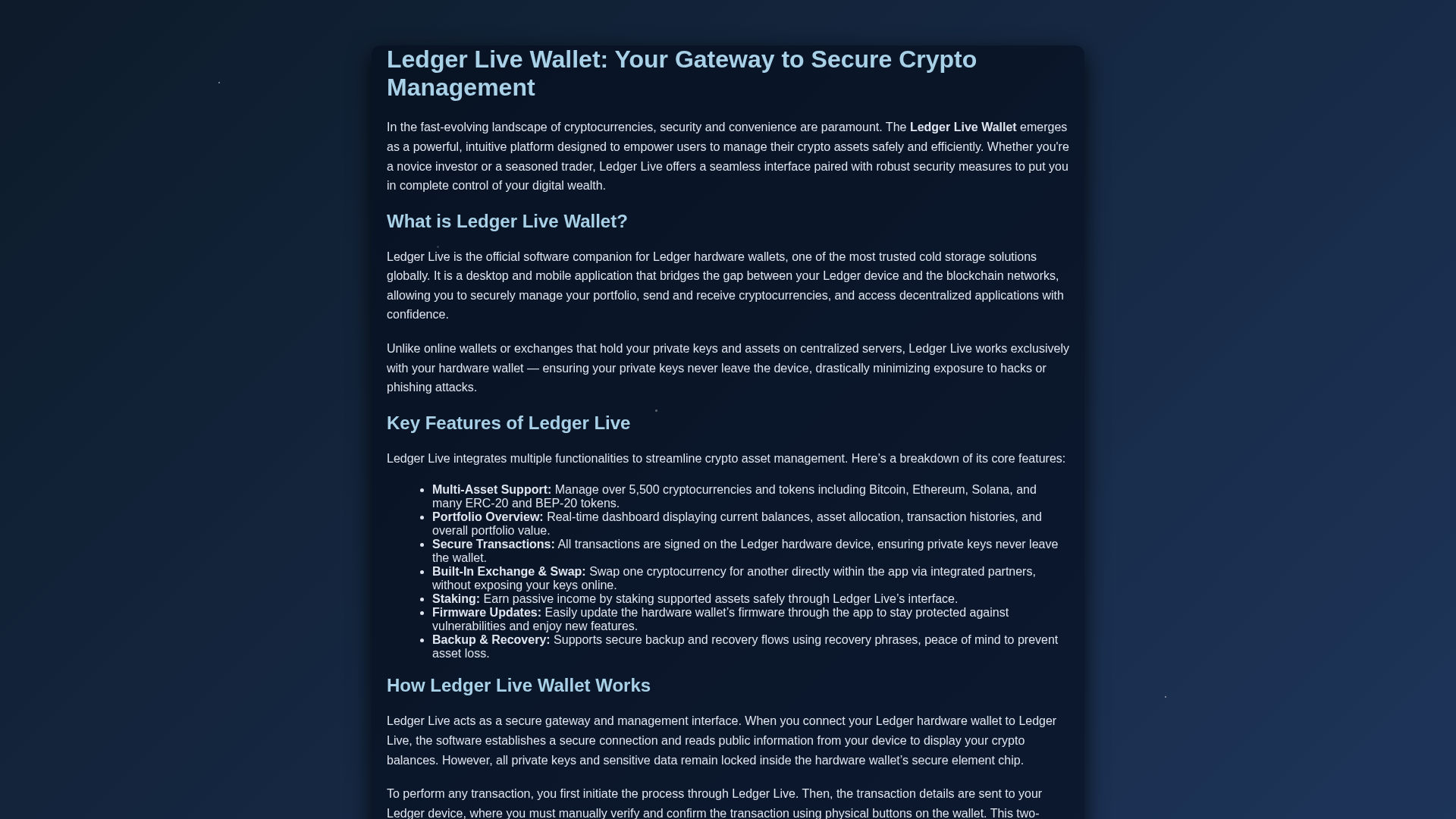 Screenshot of homs-ledger-live-wallet.pages.dev