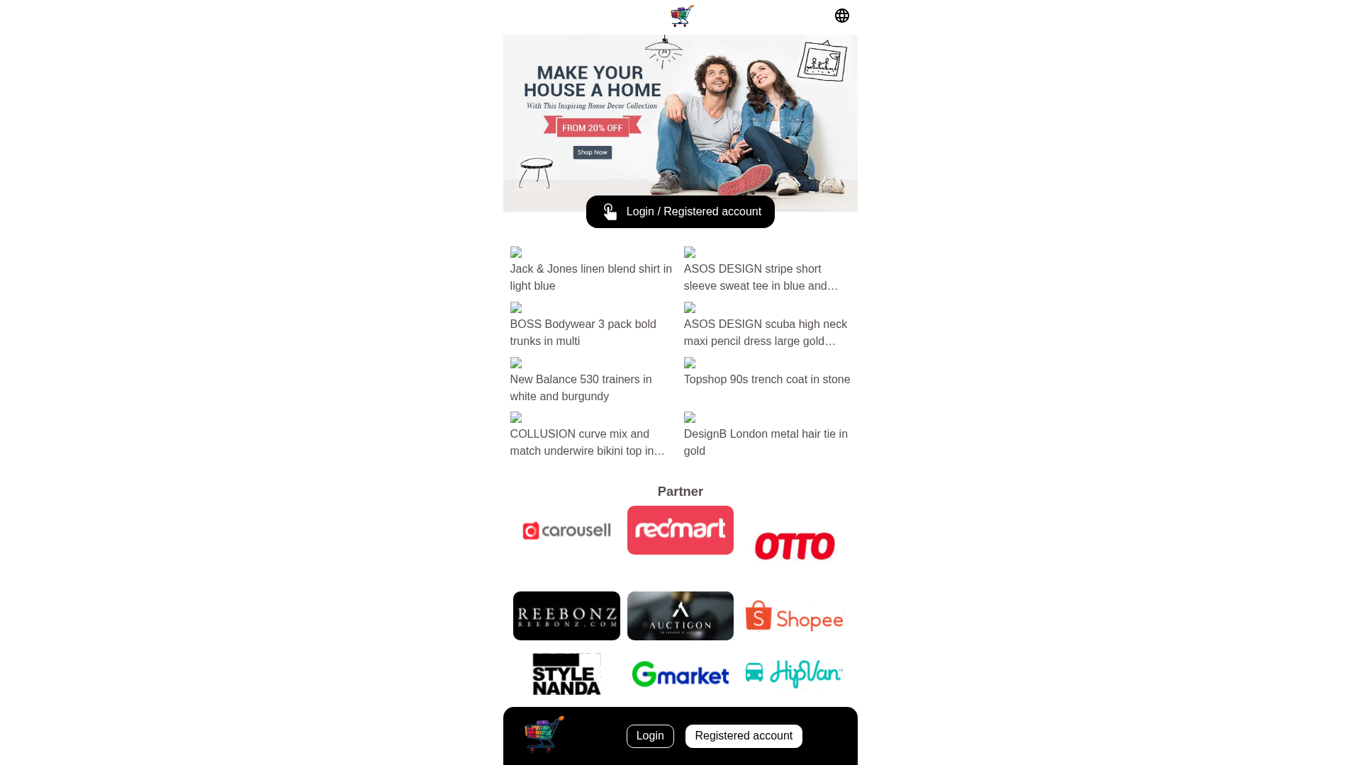Screenshot of ourshopee6.com
