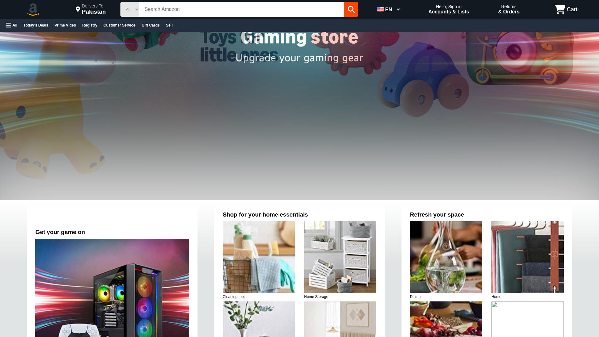 Screenshot of www.amazonpk-clone.vercel.app