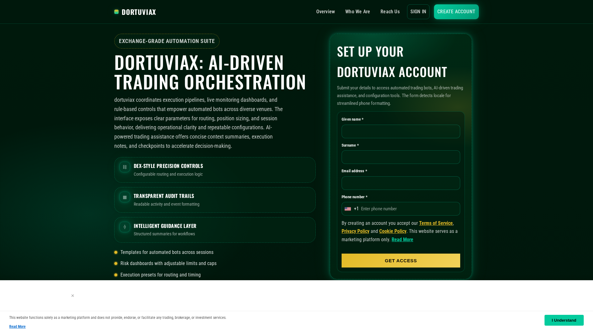 Screenshot of dortuviax.digital