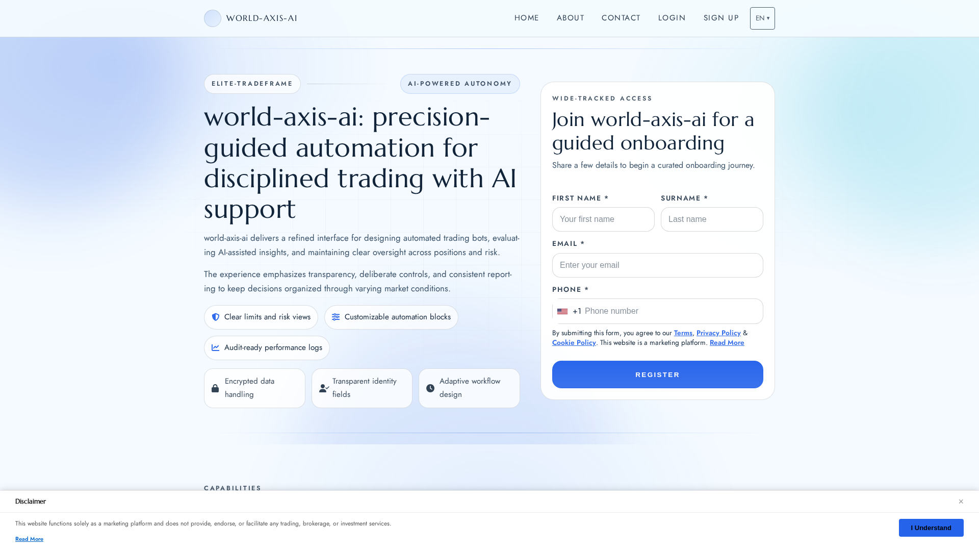 Screenshot of world-axis-ai-system.com