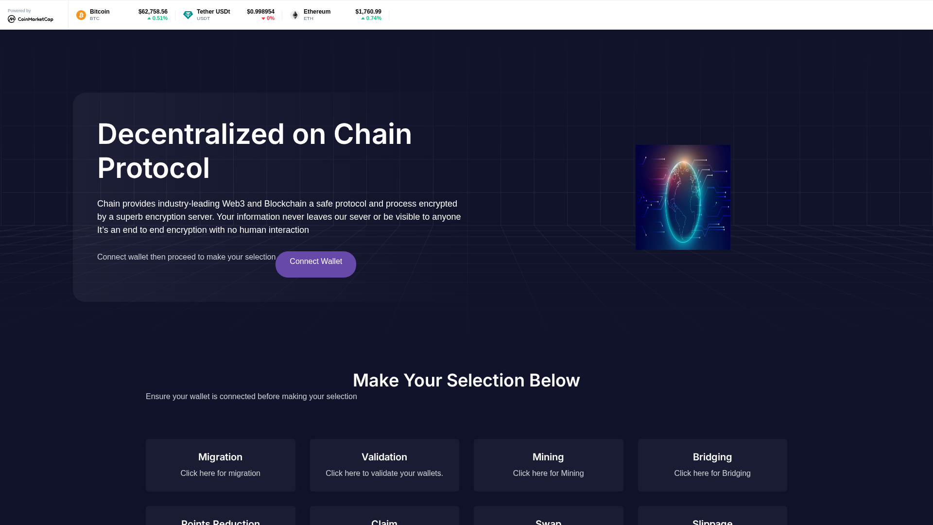 Screenshot of evmapp-connect.netlify.app