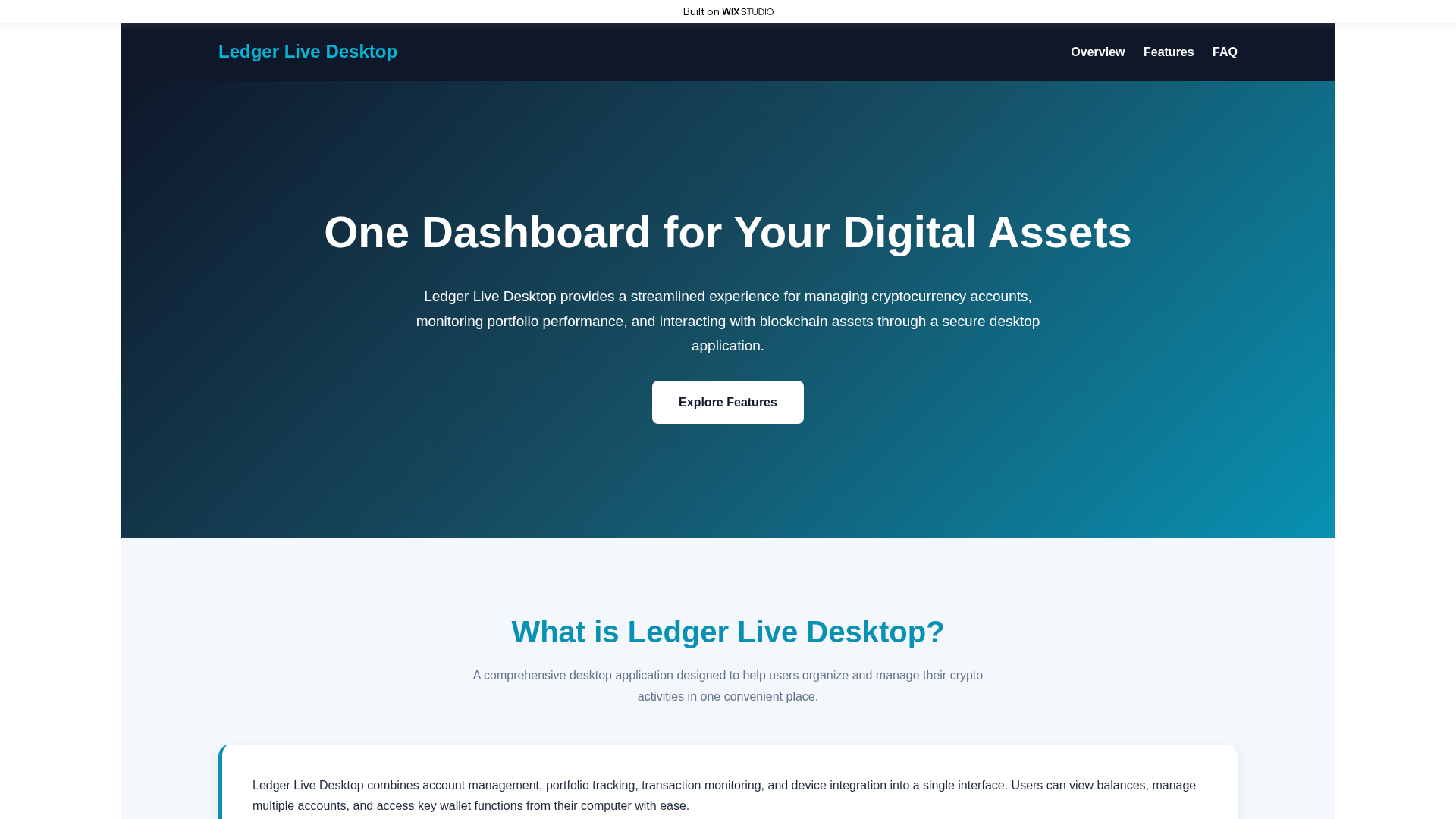 Screenshot of desktop-ledzercdn.wixstudio.com