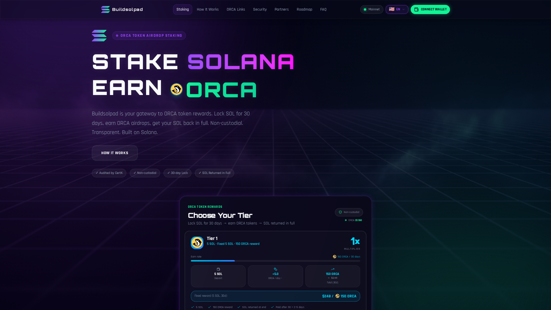 Screenshot of buildpadx.com