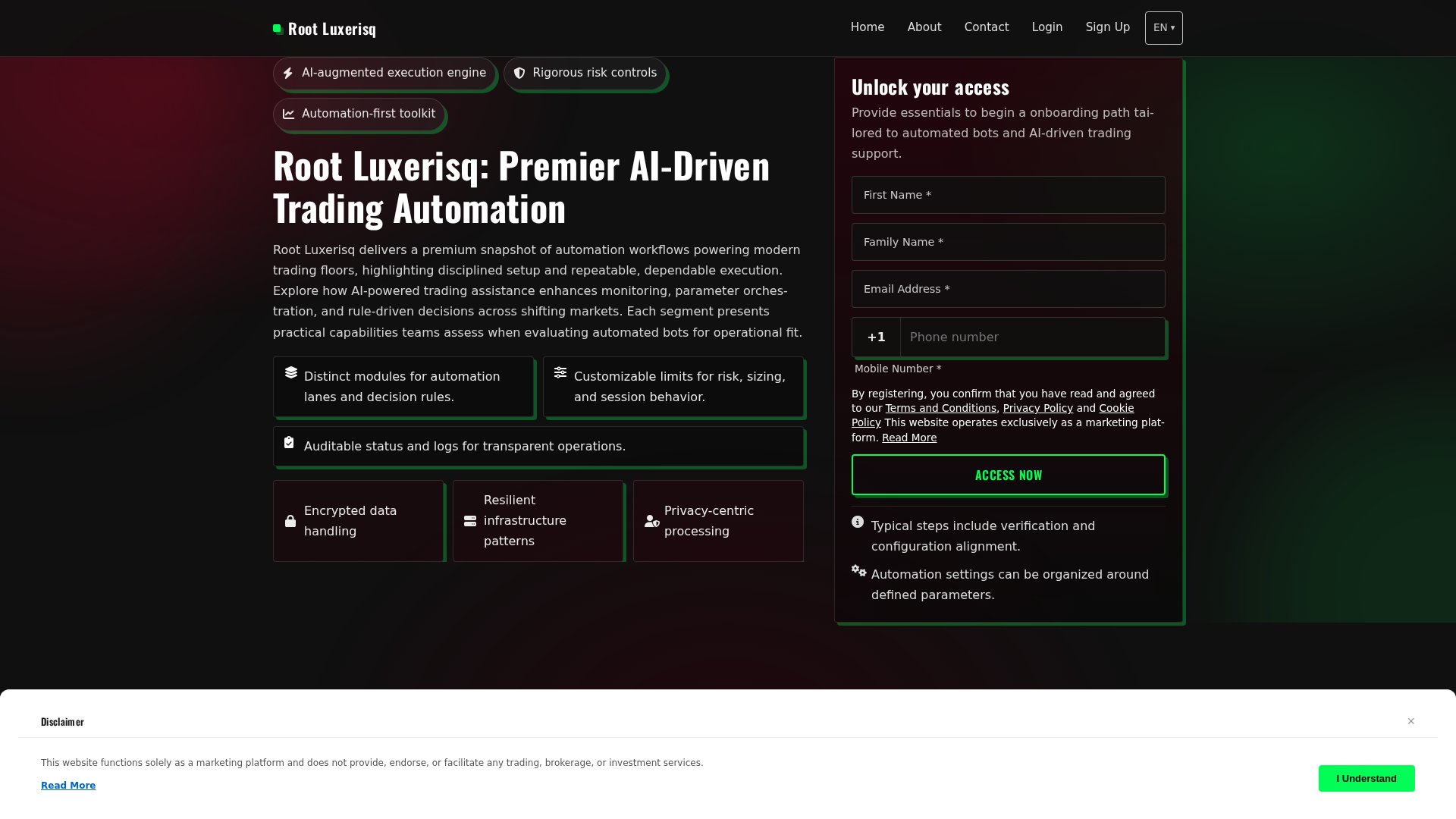 Screenshot of root-luxerisq.pro