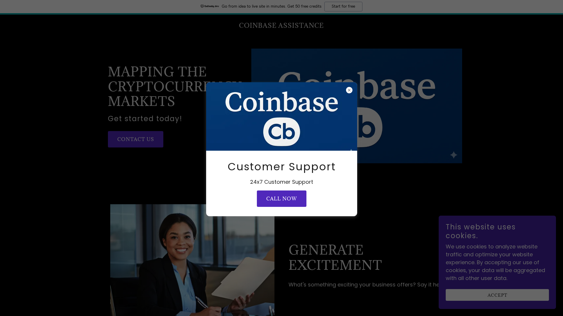 Screenshot of coinbaseassistance.help