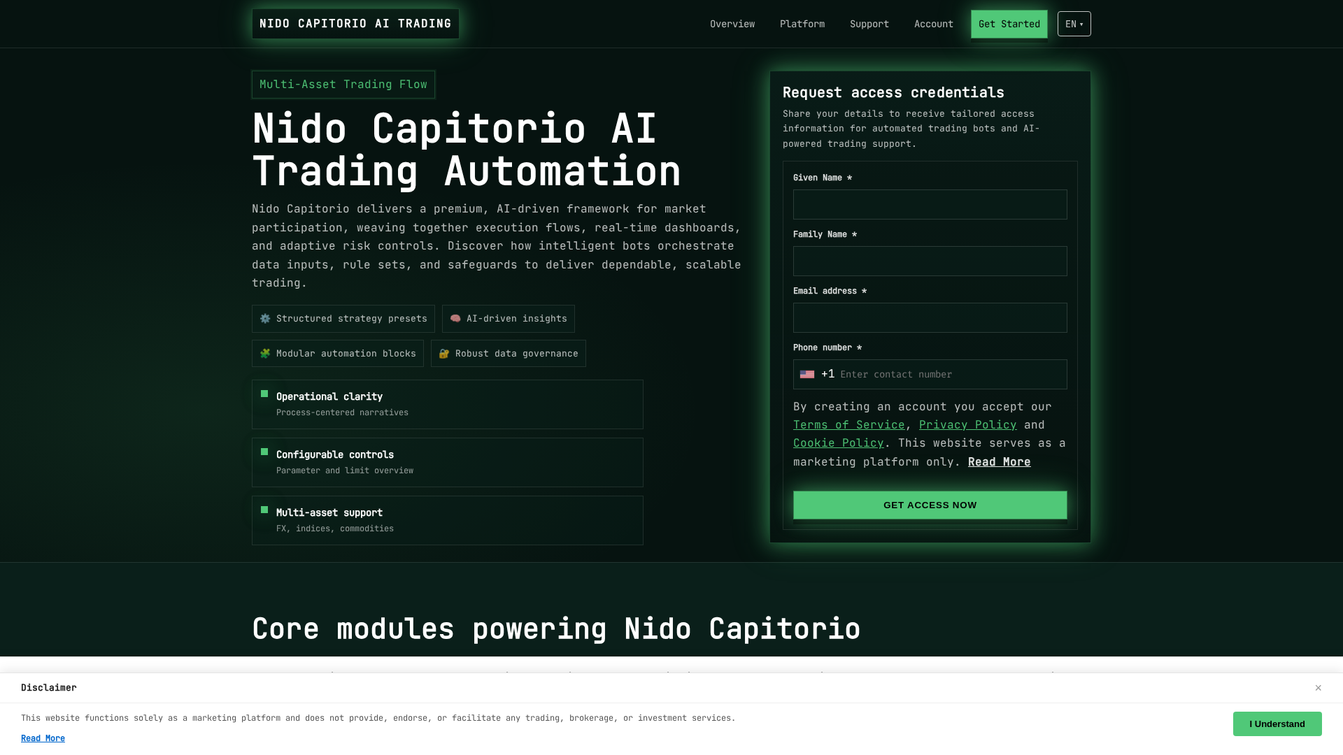 Screenshot of nidocapitorio.digital