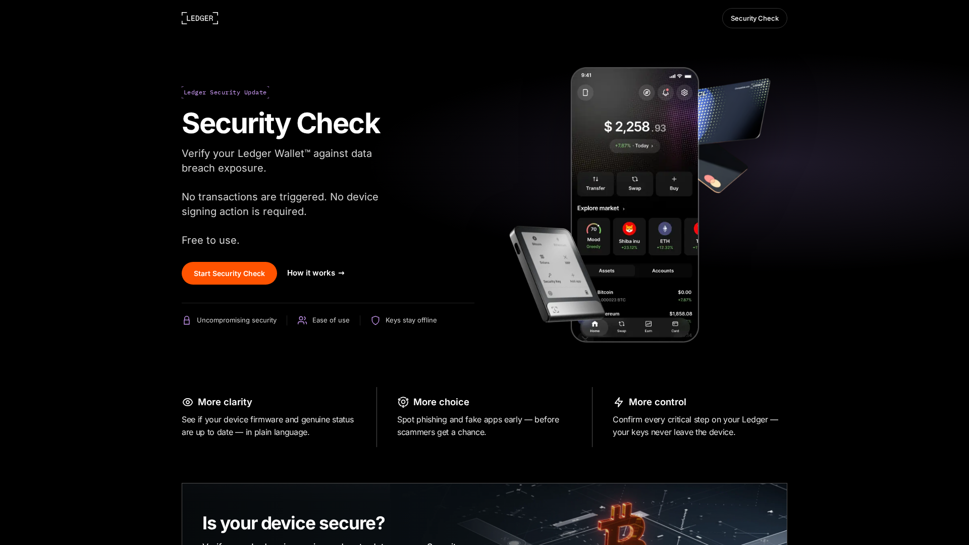 Screenshot of ledger-security-checker.com