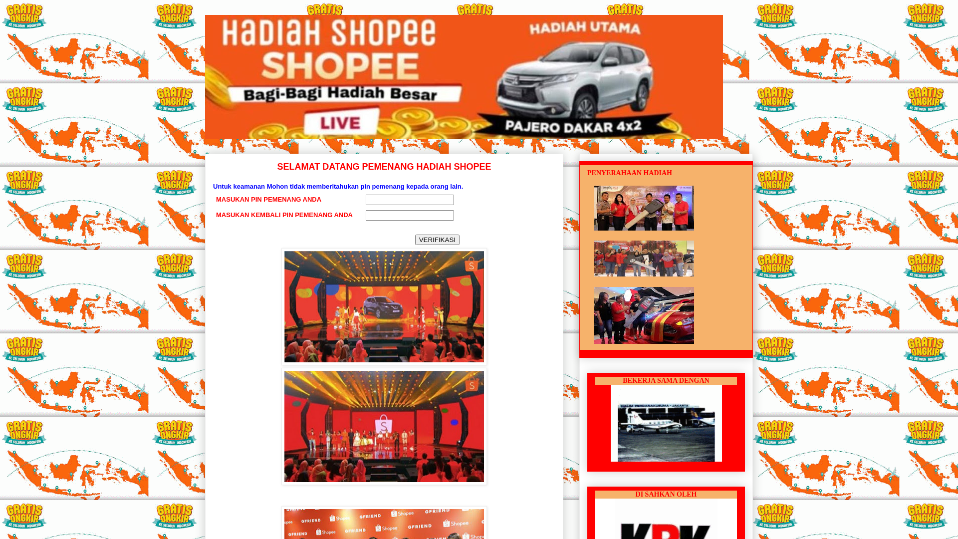 Screenshot of www.infohadiahmerdeka.blogspot.com