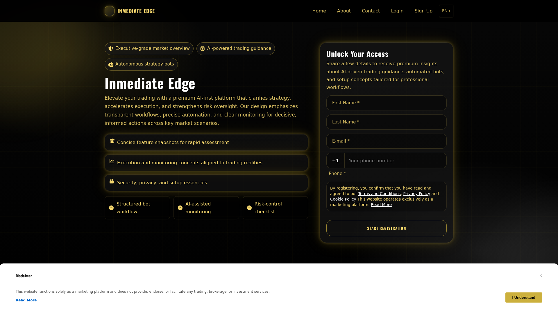 Screenshot of inmediateedge.com