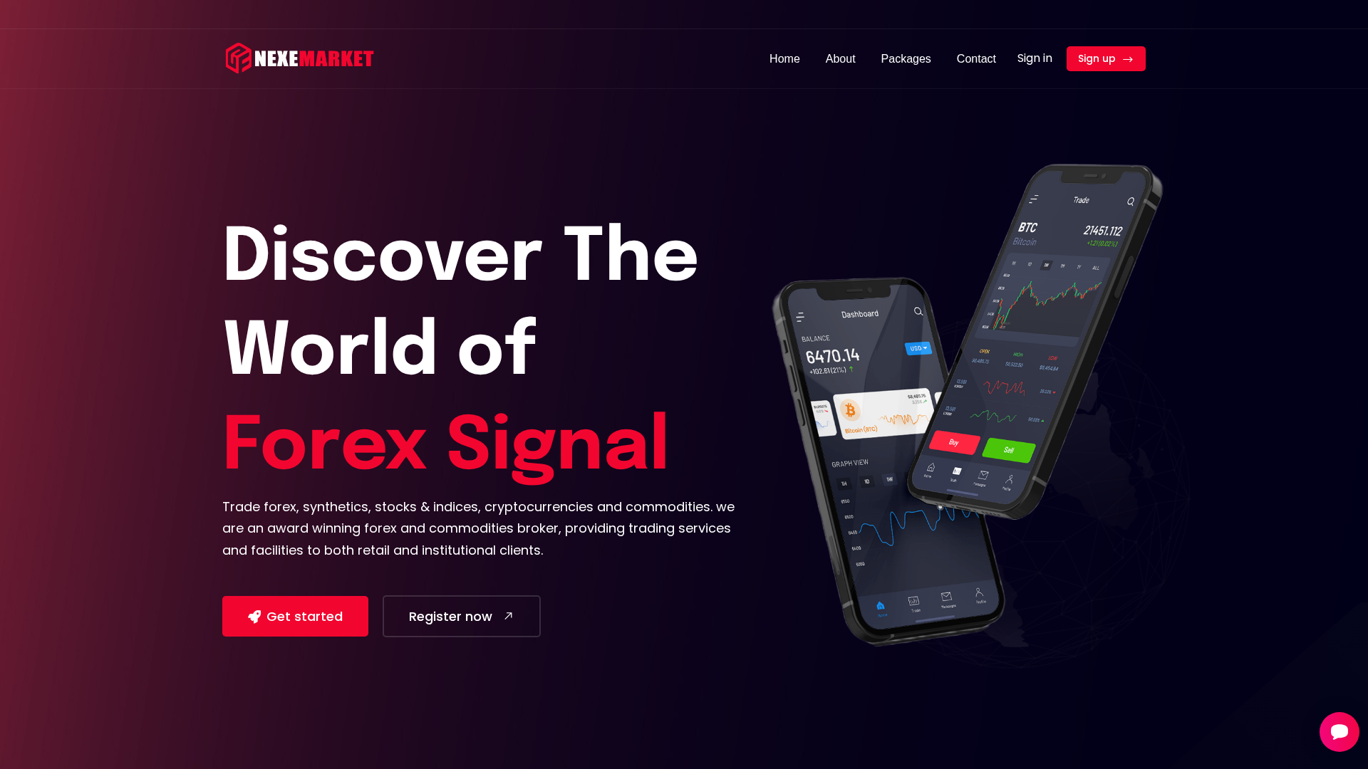 Screenshot of nexemarket.com