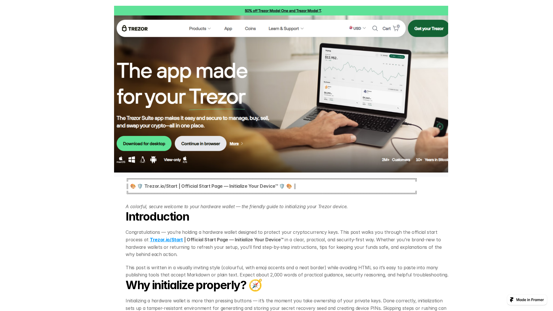 Screenshot of learn-trzor.framer.ai