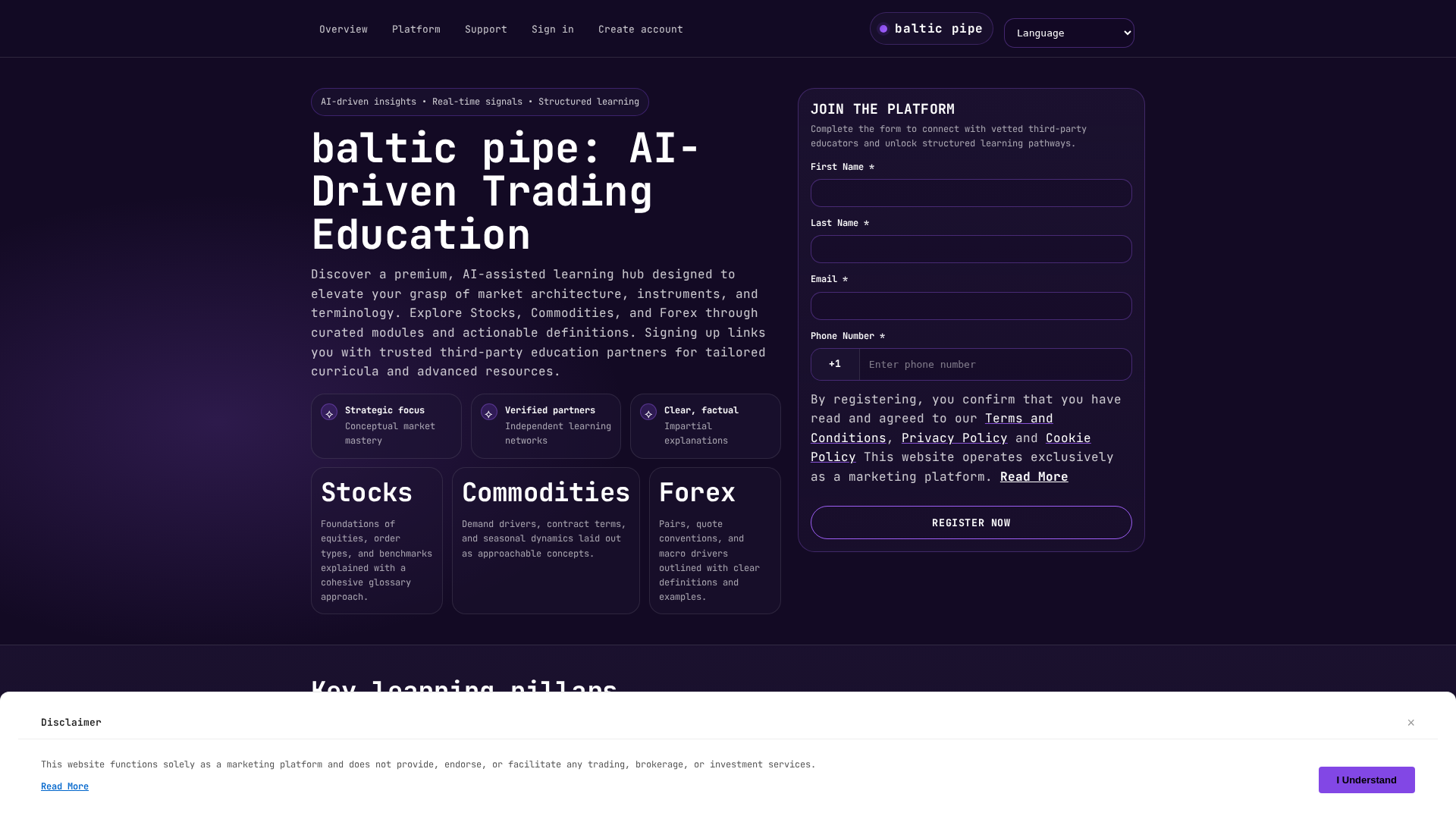 Screenshot of balticpipe.pro