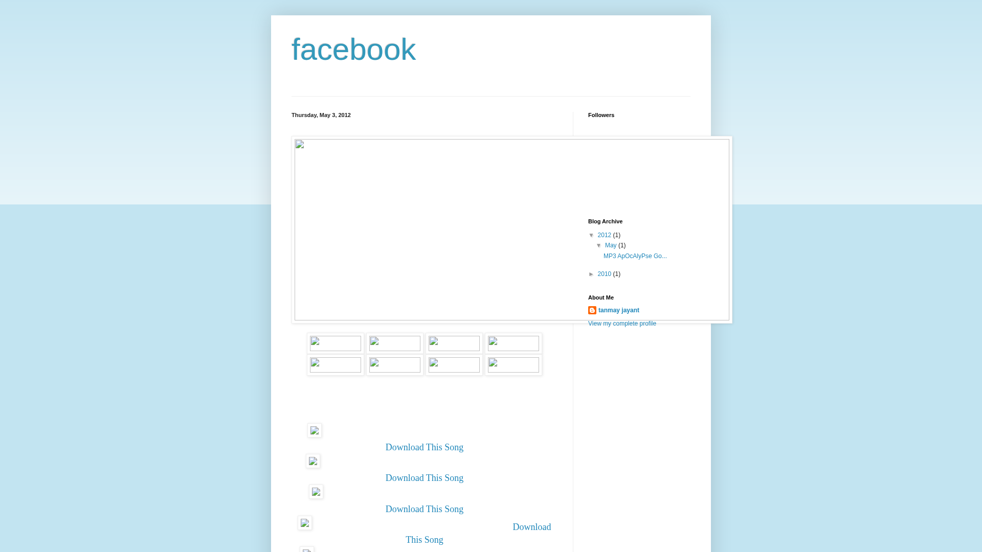 Screenshot of facebookfakepage.blogspot.com
