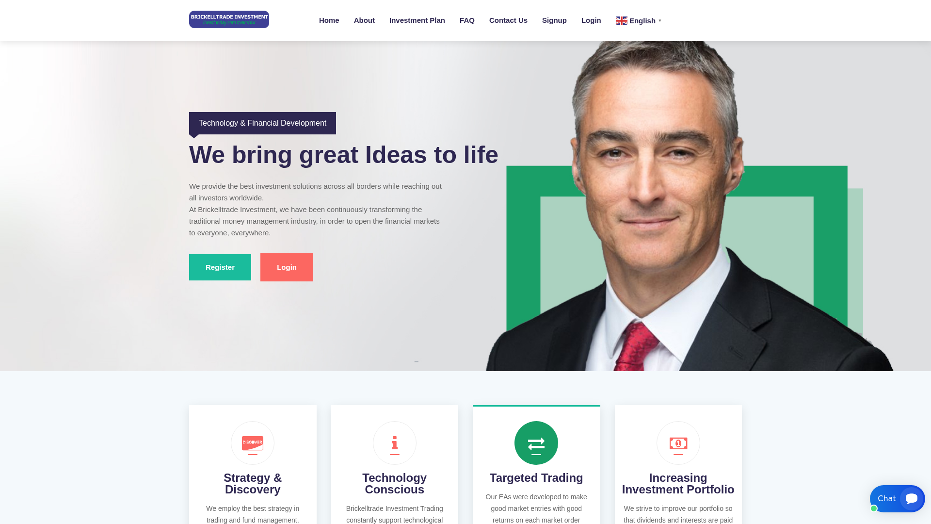 Screenshot of brickelltradeinvestment.com