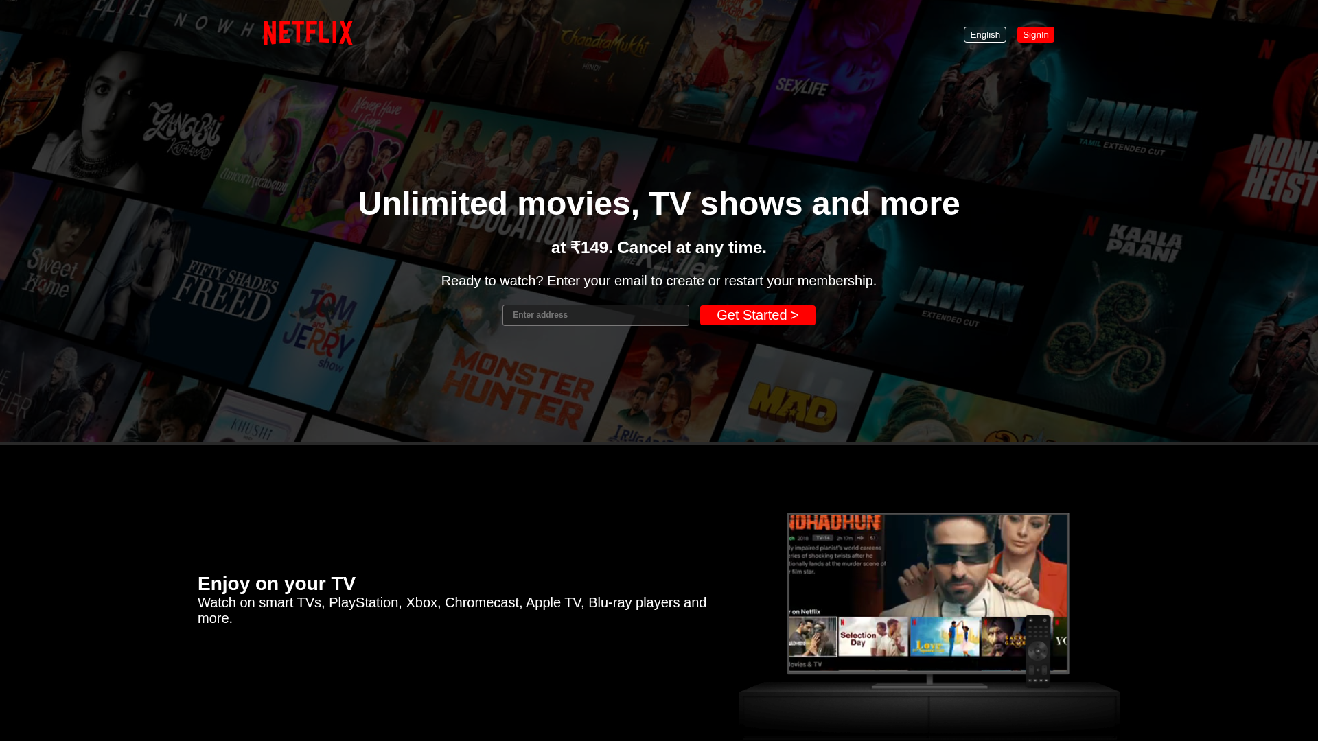 Screenshot of www.netflix-gui-clone.vercel.app