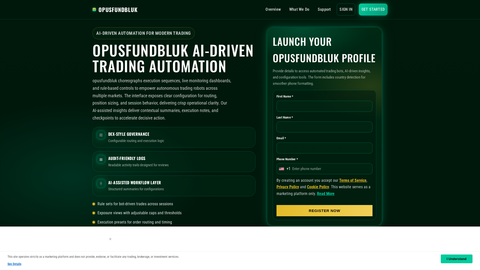 Screenshot of opusfundbluk-tech.com