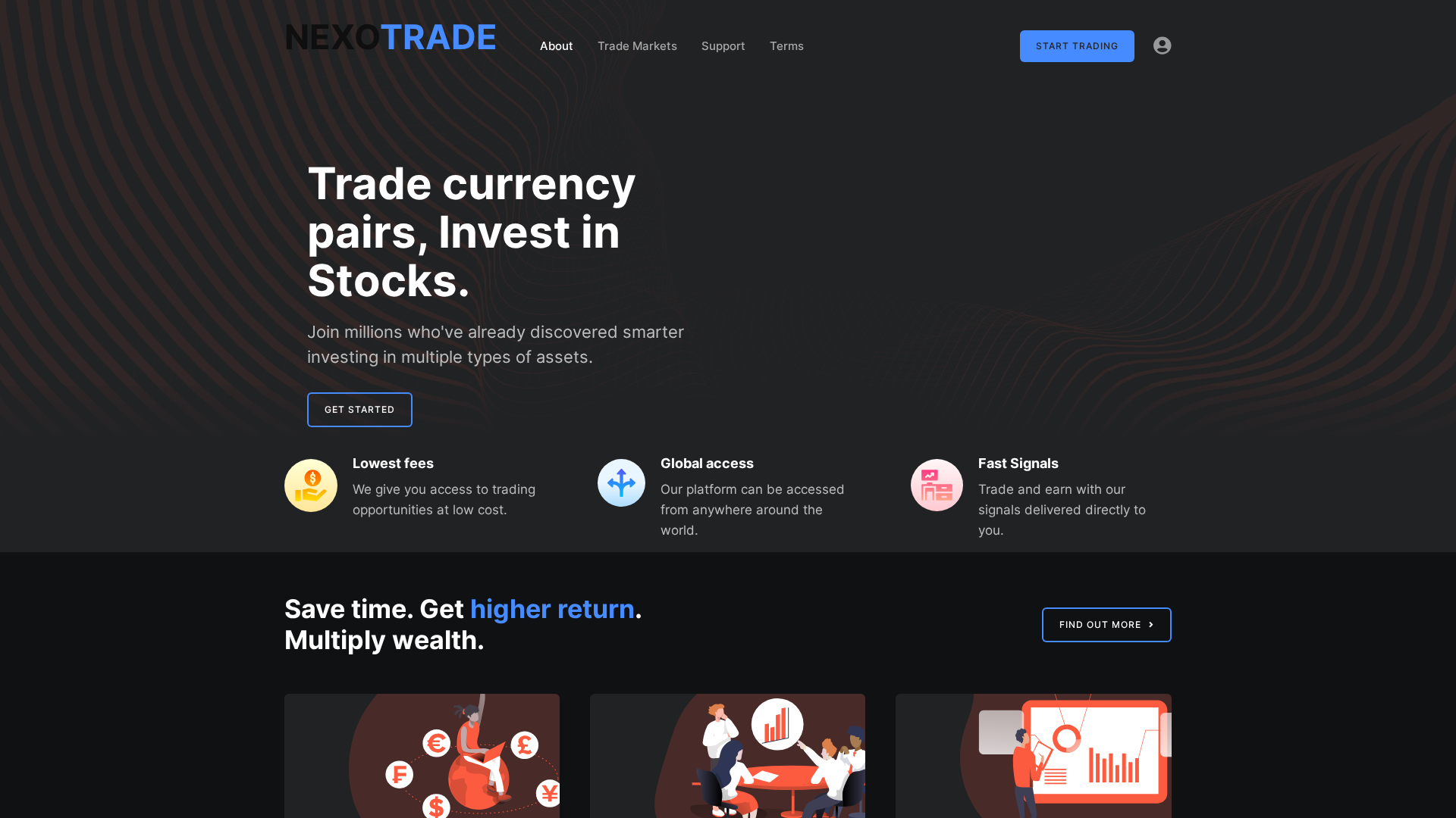Screenshot of nextrotrade.com