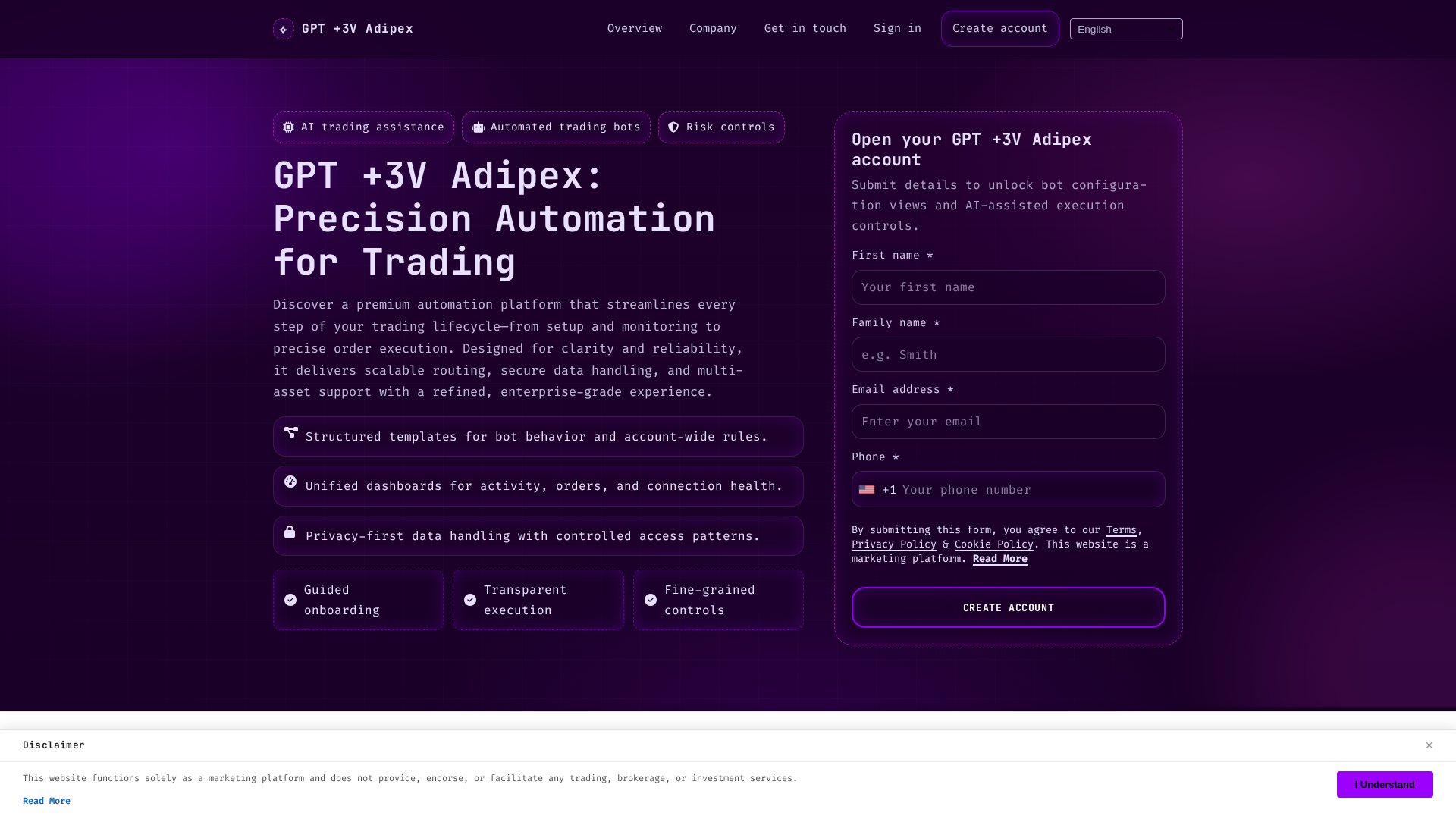 Screenshot of gpt3vadipex-software.com