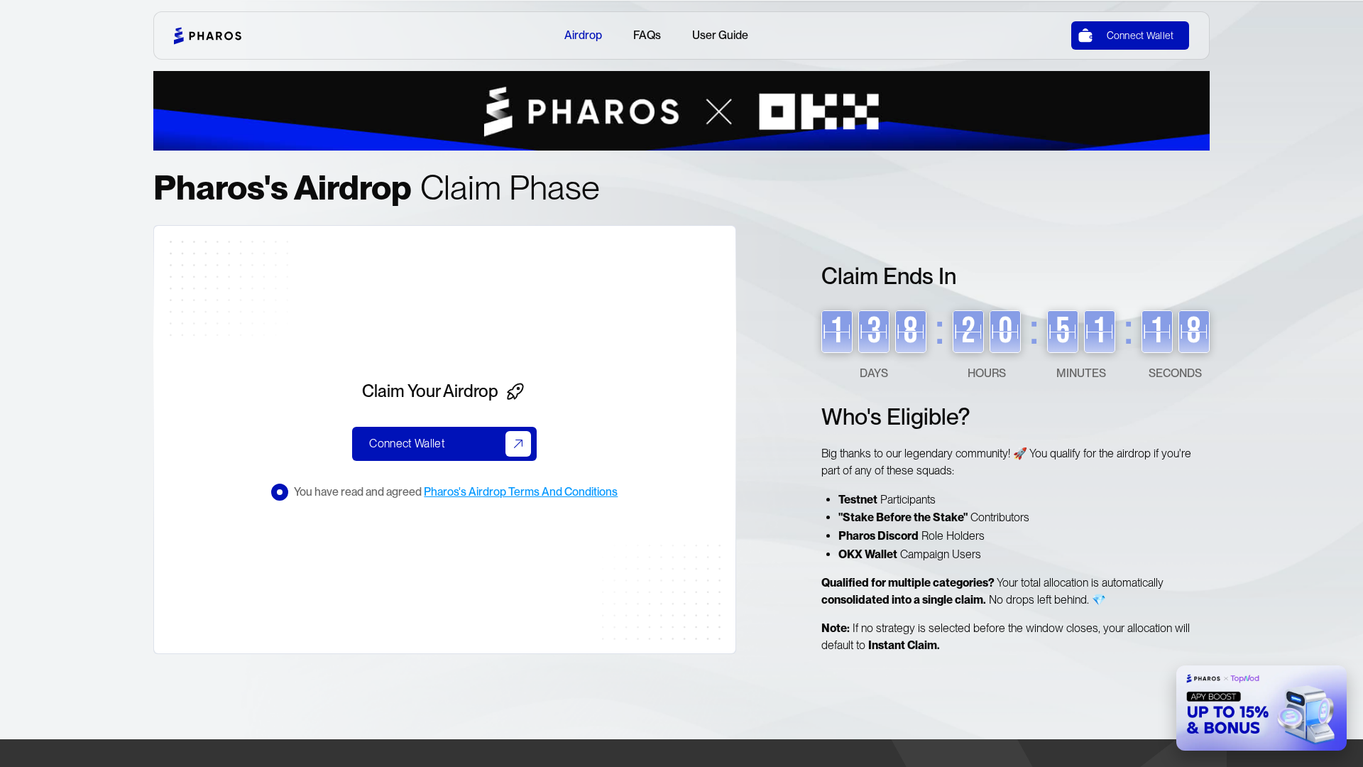Screenshot of claim-pharos-xyz-eooesft3-asethaf-pe03ser.pages.dev