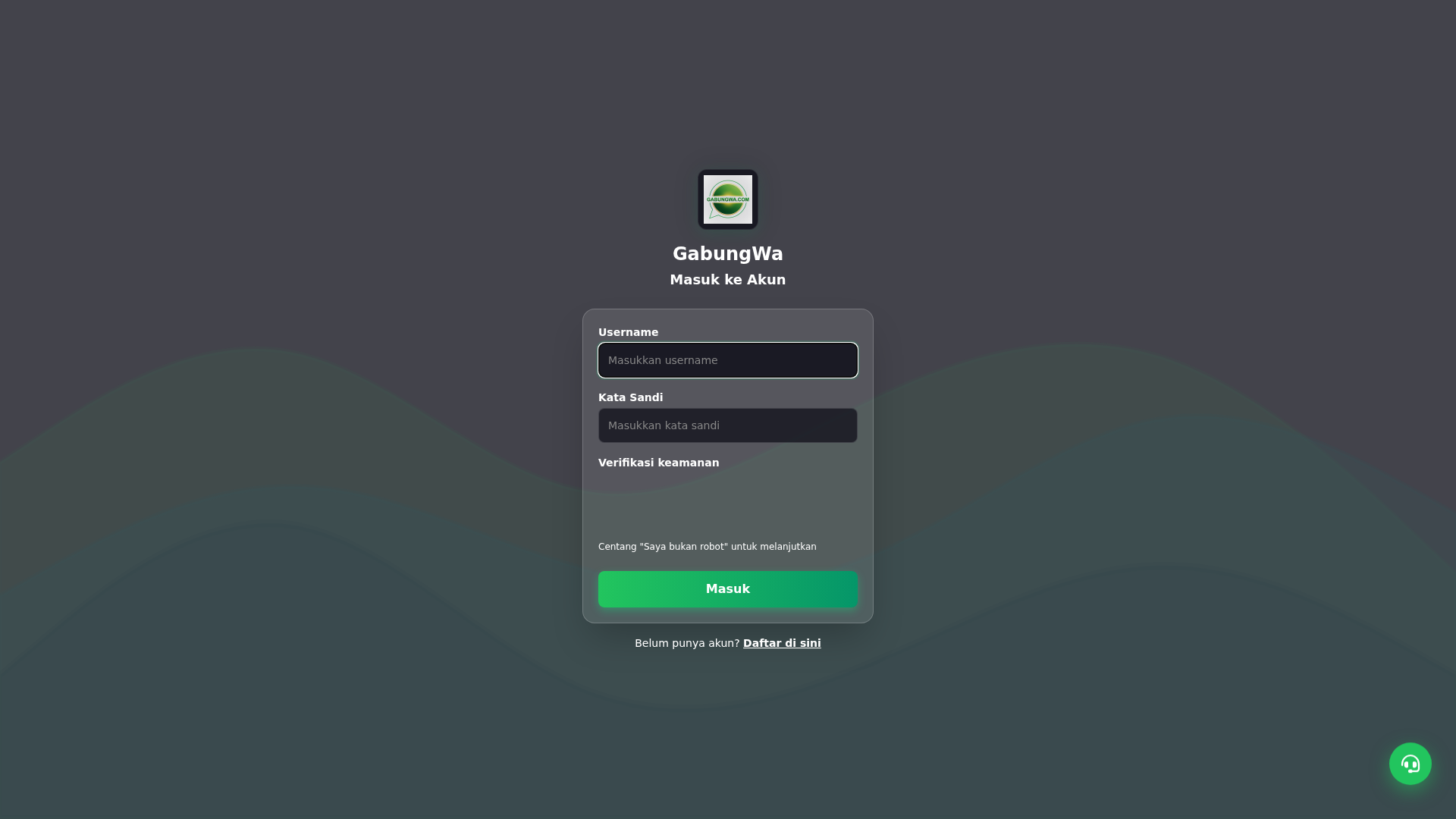 Screenshot of gabungwa.net