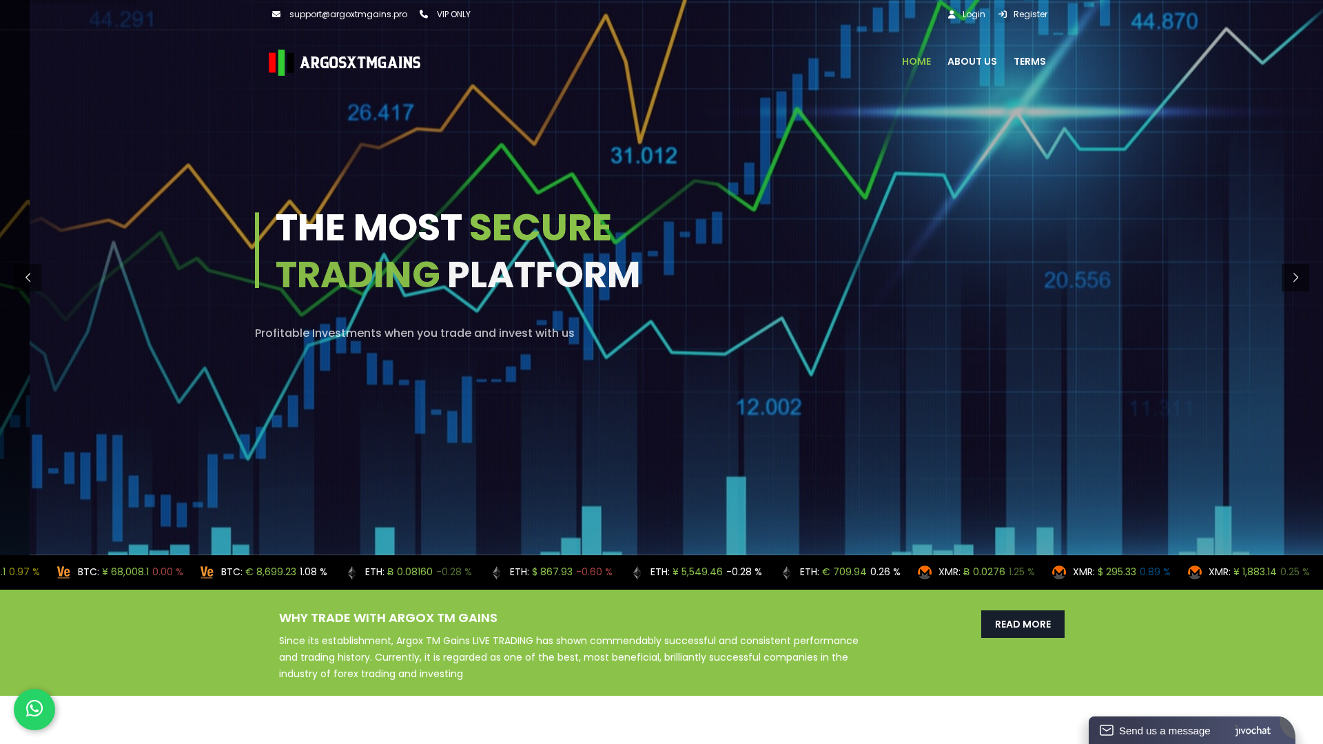 Screenshot of argoxtmgains.pro