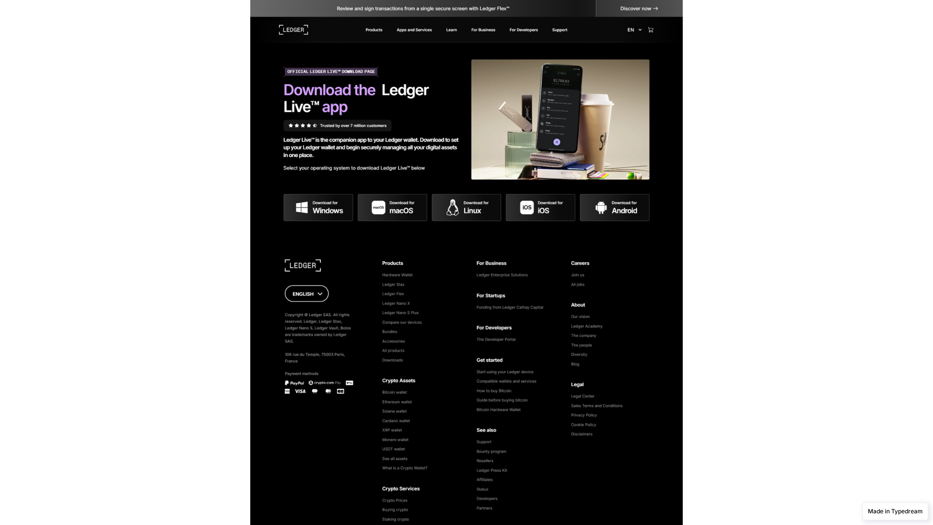 Screenshot of start-faq-ledgr-sso.typedream.app