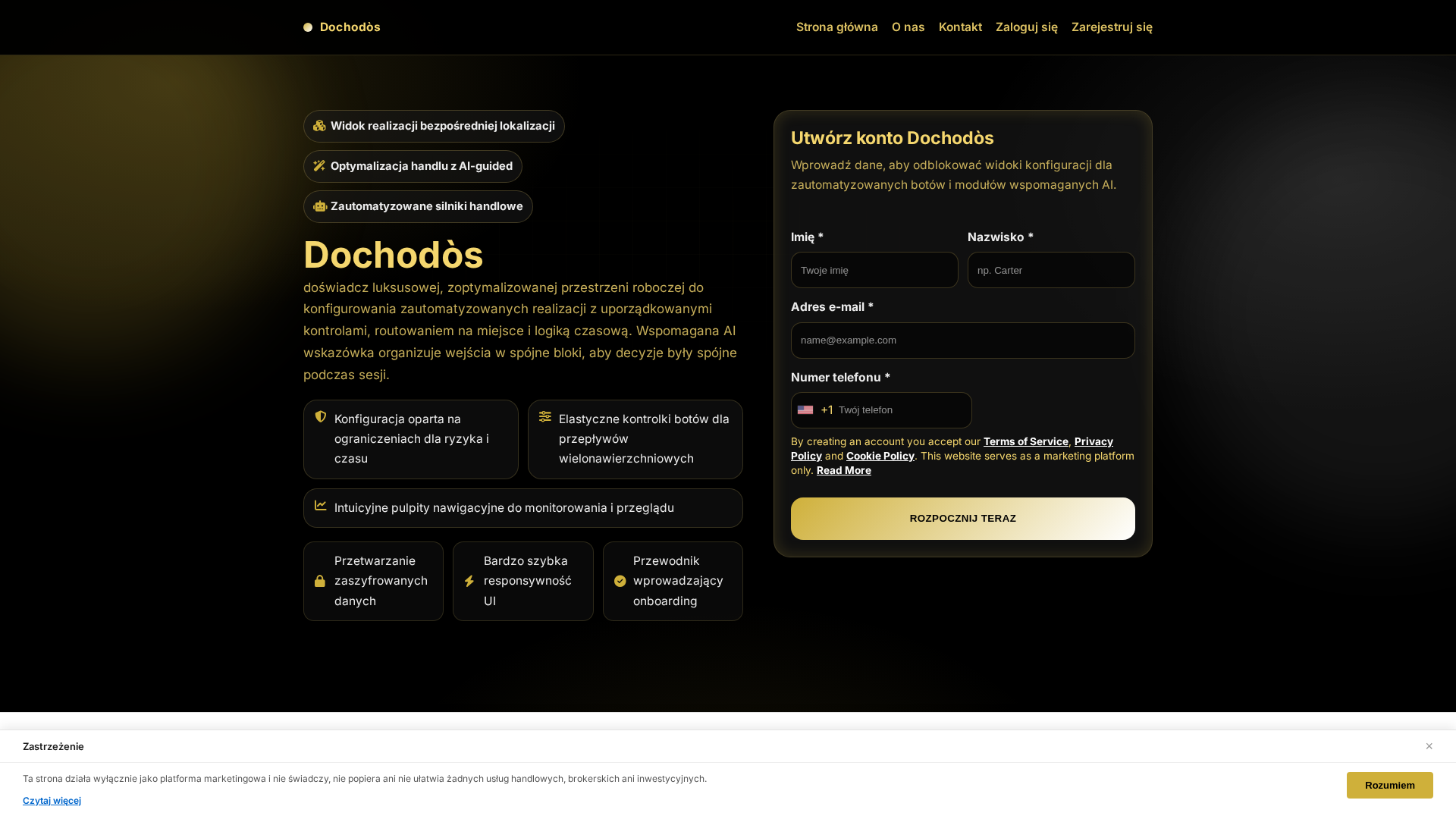 Screenshot of dochodos.digital