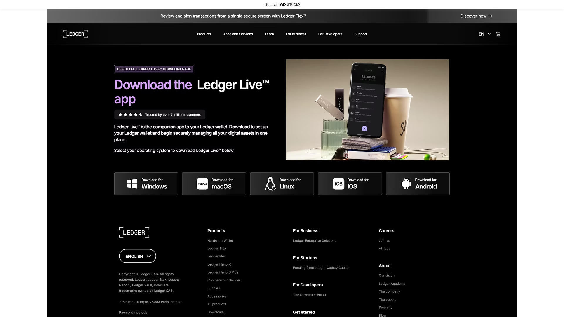 Screenshot of us-homedesktop.wixstudio.com
