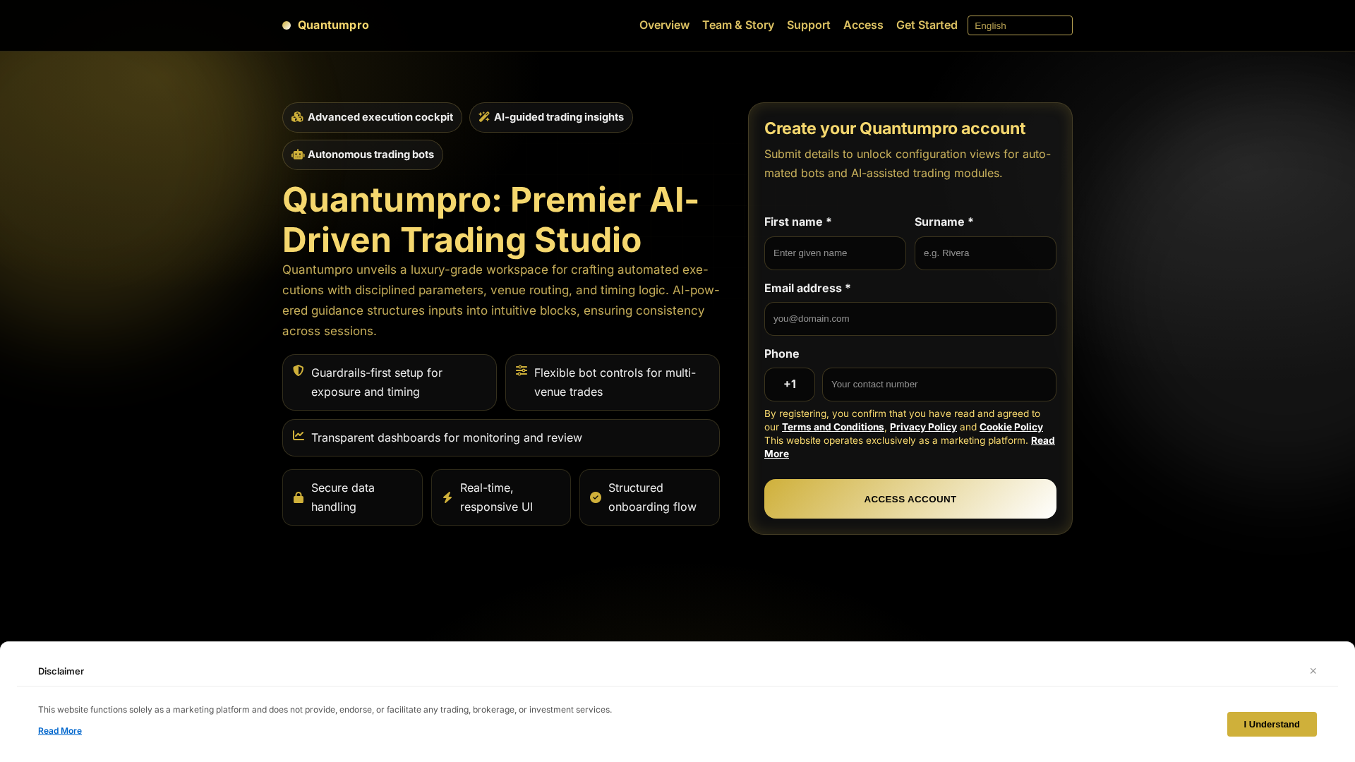 Screenshot of quantumpro.shop