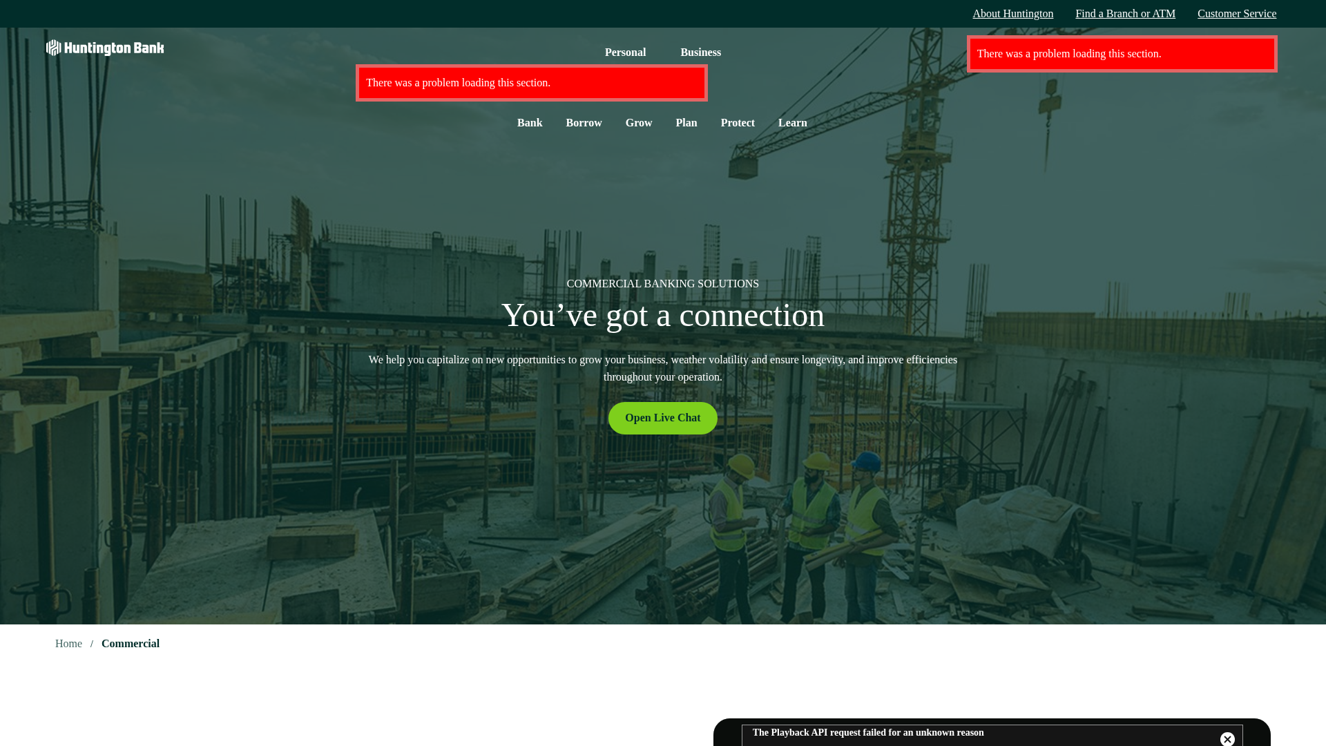 Screenshot of live.huntingtonweb.workers.dev