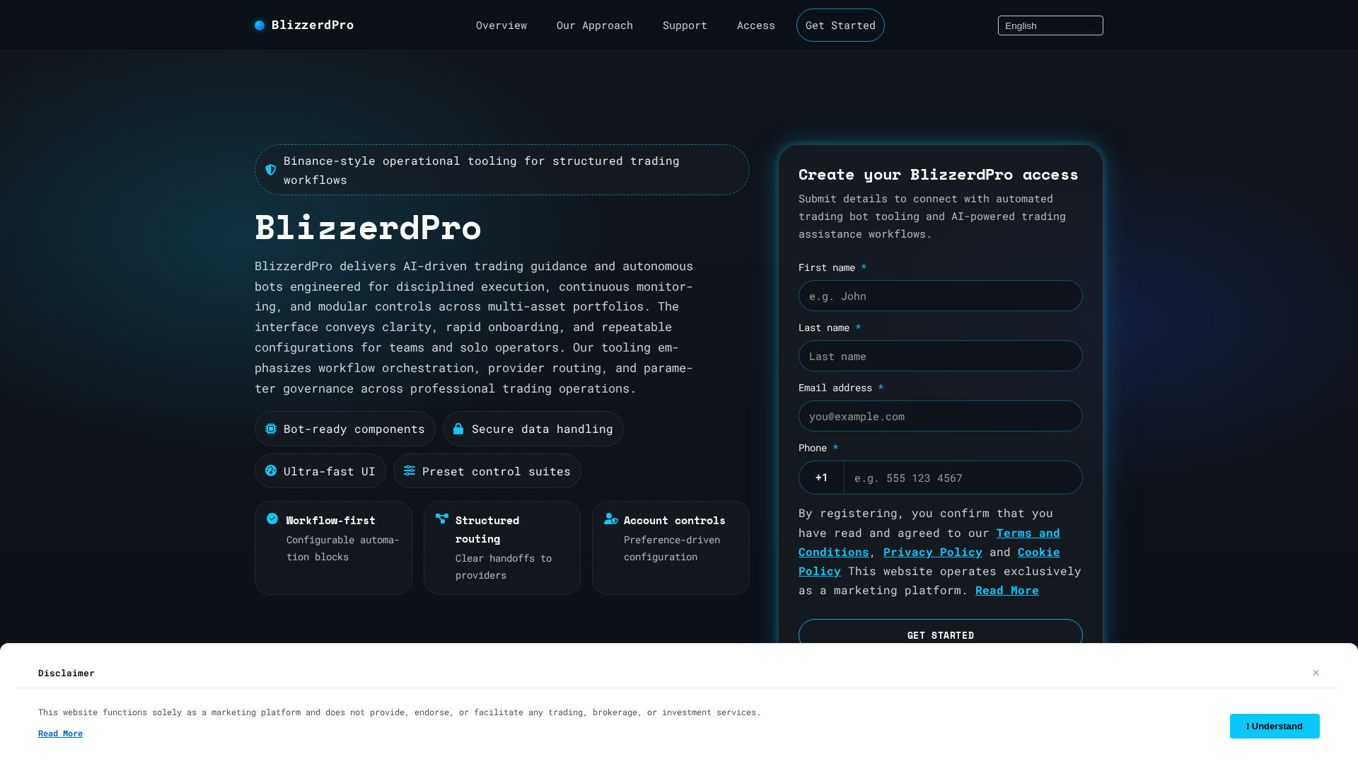 Screenshot of blizzerdpro.digital