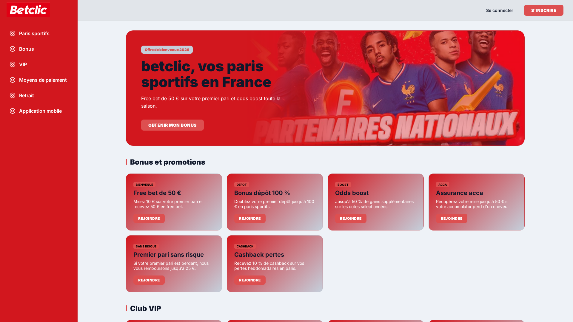 Screenshot of betclic-en-ligne.com