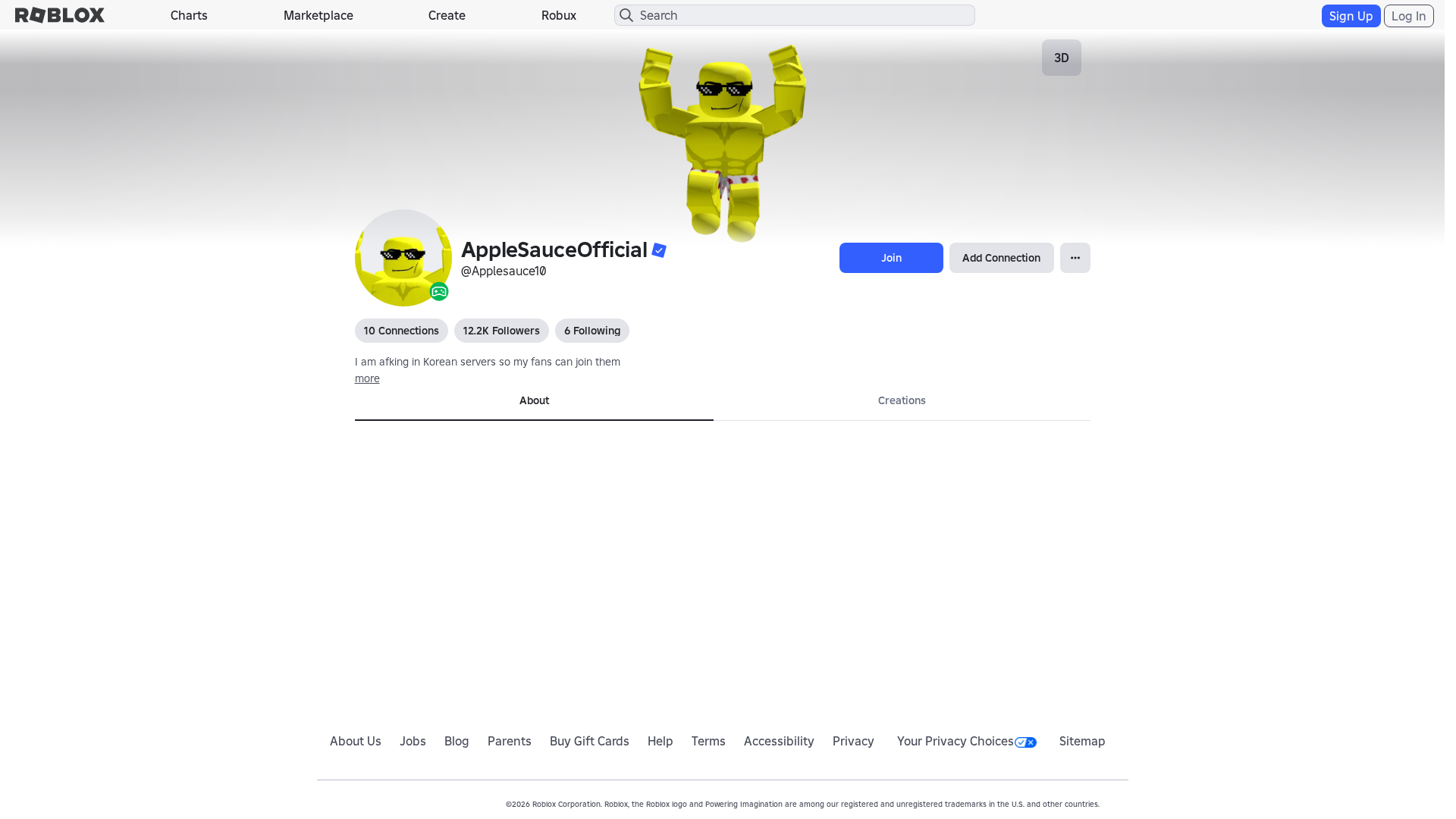 Screenshot of www.roblox.com.bi