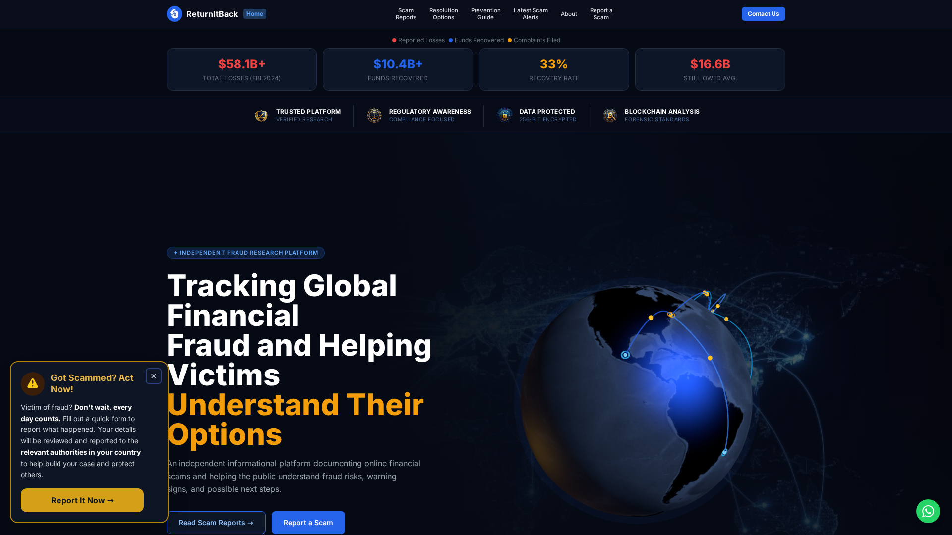 Screenshot of returnitback.net