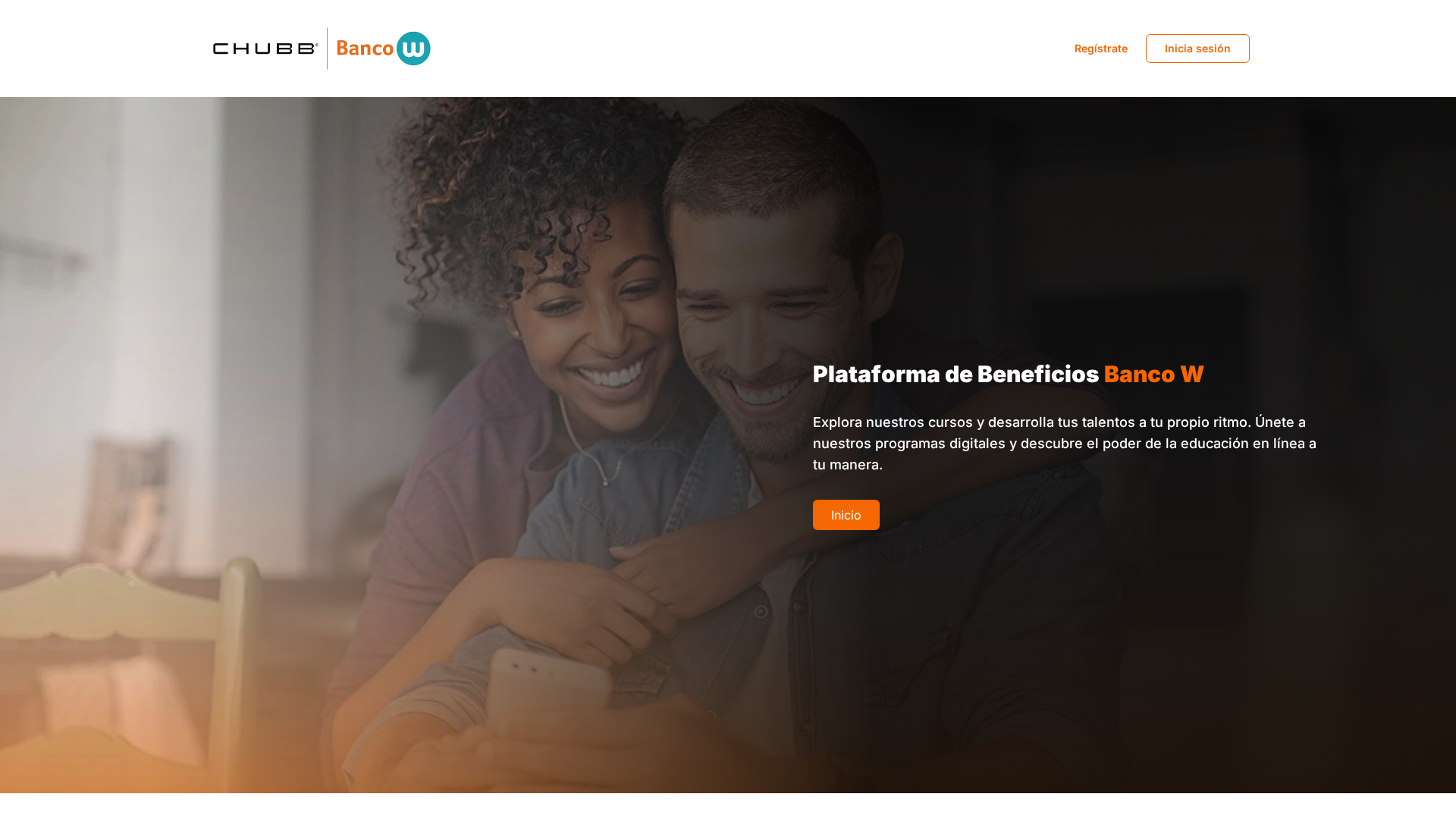 Screenshot of www.beneficiosbancow.com