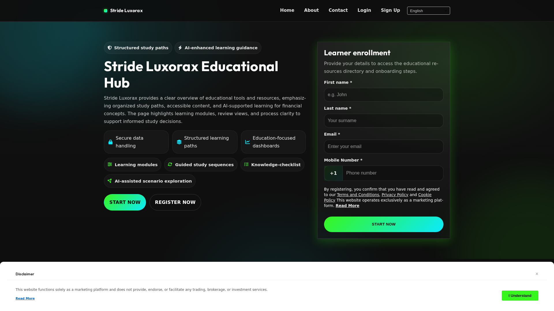 Screenshot of strideluxorax-system.com