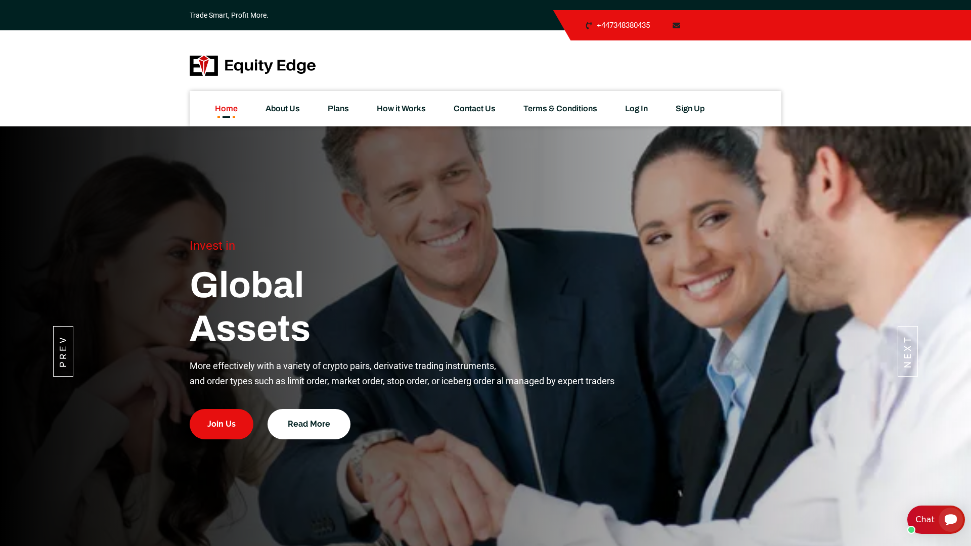 Screenshot of equity-edge.org