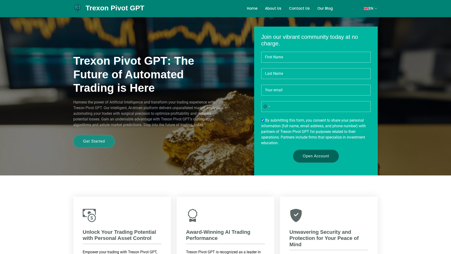 Screenshot of thetrexonpivot-gpt.net