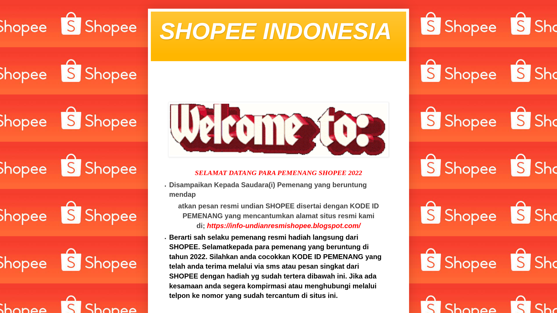 Screenshot of www.info-undianresmishopee.blogspot.com
