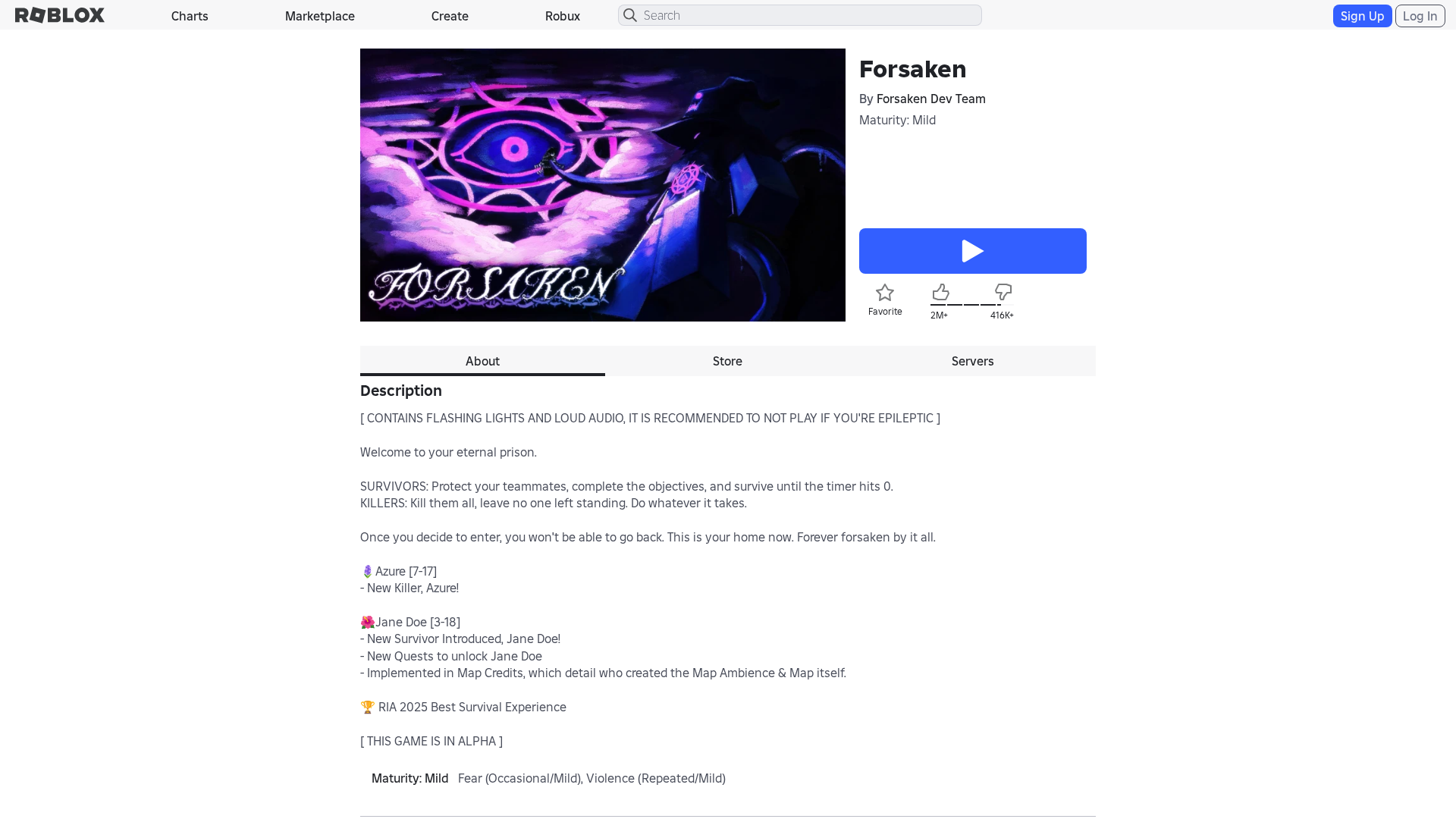 Screenshot of www.roblox.com.gr
