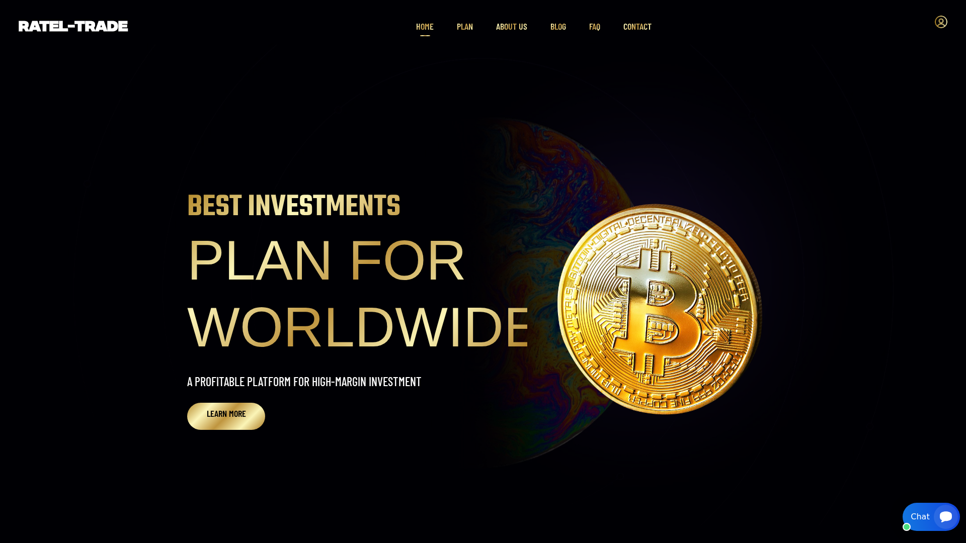 Screenshot of ratel-trade.com