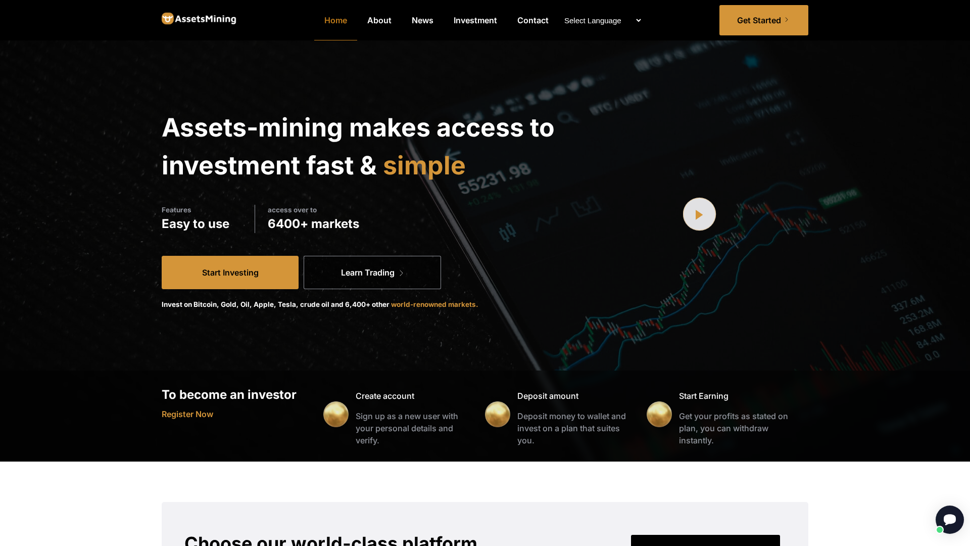 Screenshot of assets-mining.org