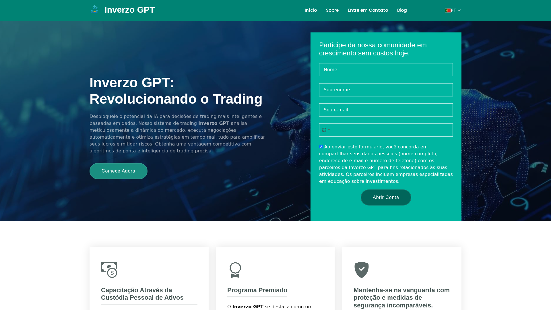 Screenshot of theinverzogpt.com