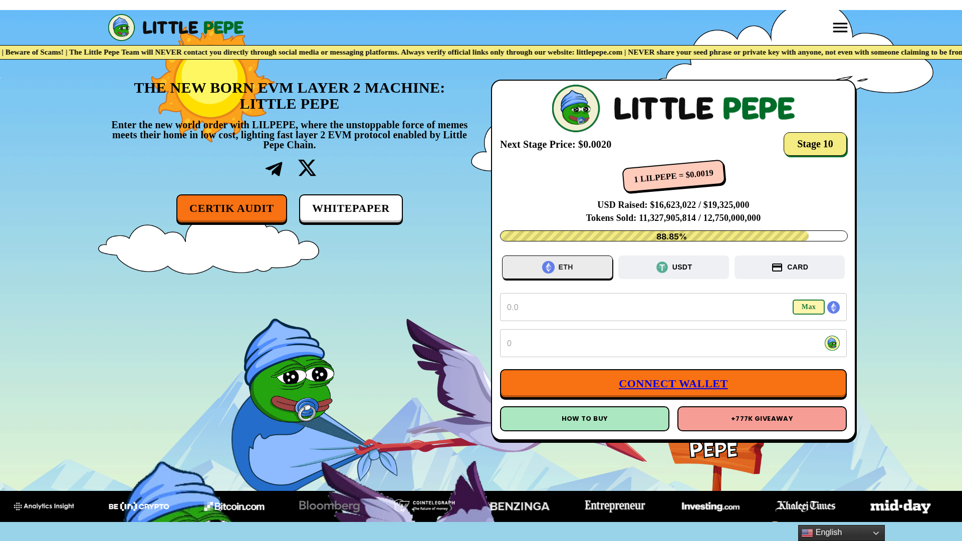 Screenshot of littlepepeweb.pages.dev