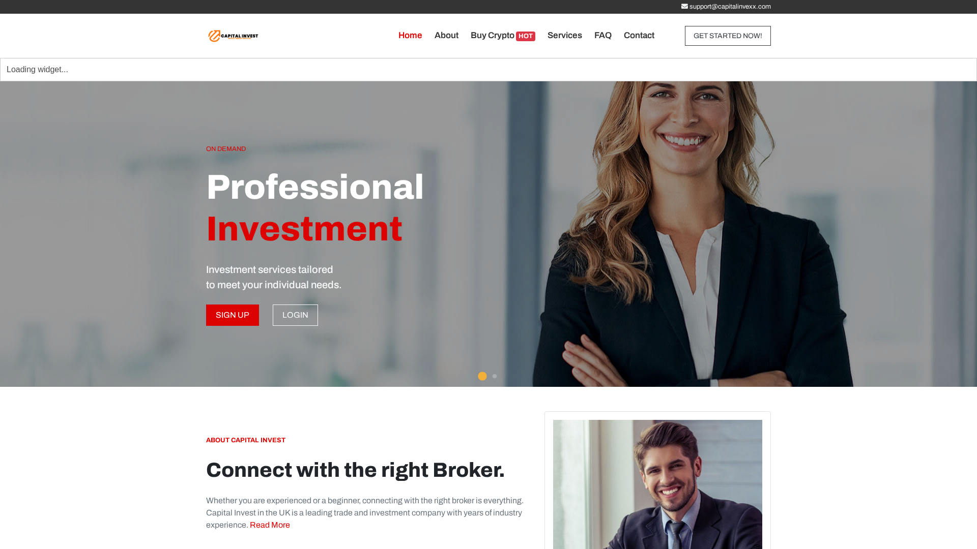 Screenshot of capitalinvexx.com