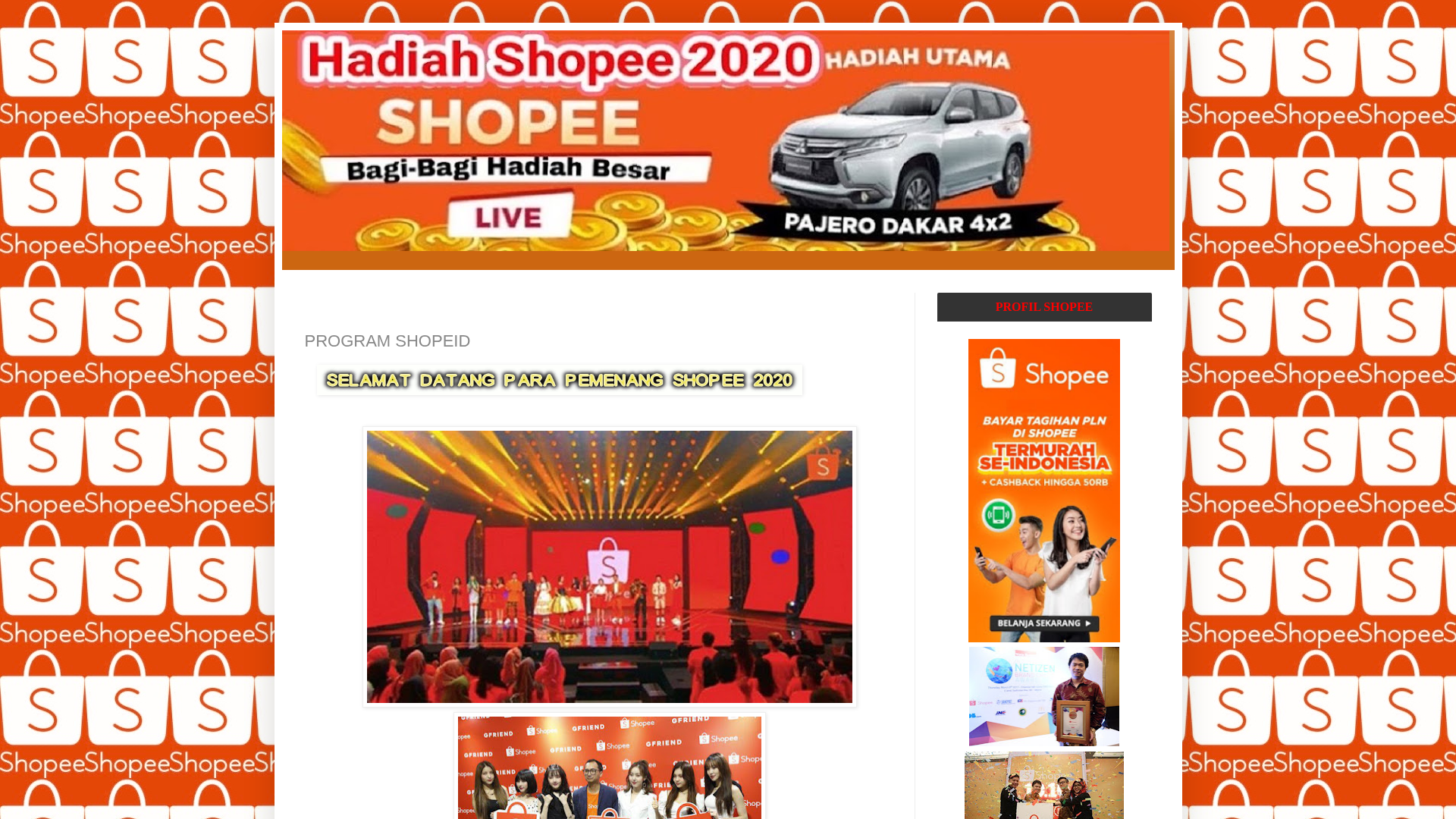 Screenshot of www.hadiahpemenangundian.blogspot.com
