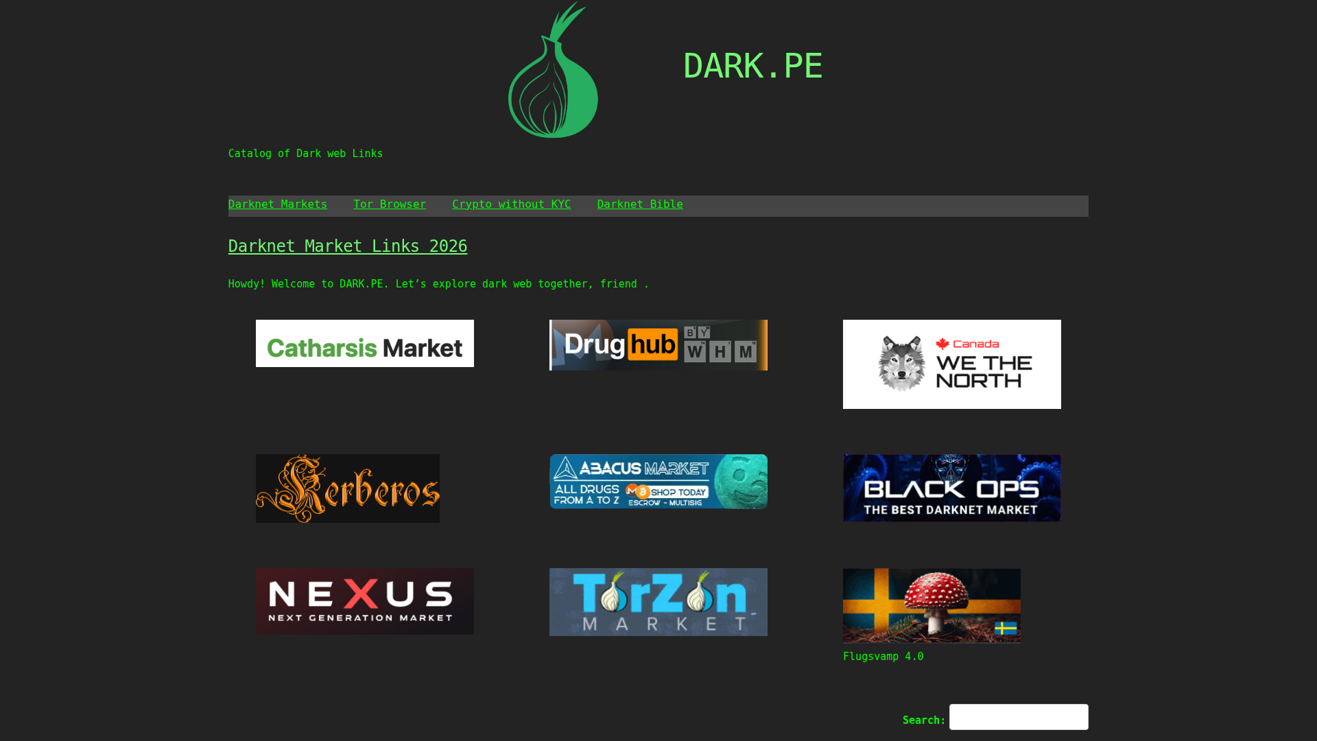 Screenshot of dark.pe